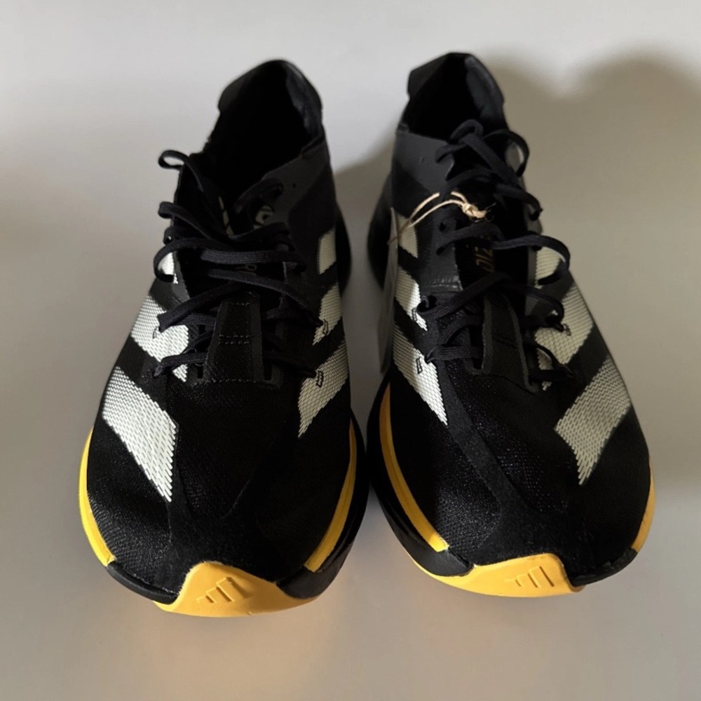 adidas Adizero Adios Pro 3 M Core Black Zero Metallic Men Running IG6439 Size 10 - Picture 3 of 9